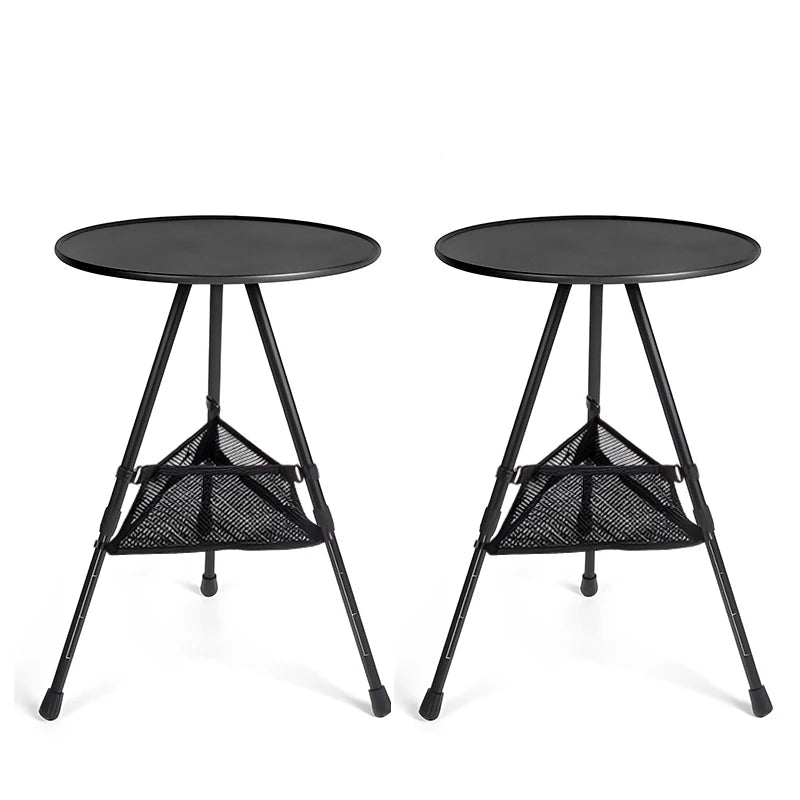 Outdoor Round Table With Mesh Bag