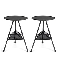 Outdoor Round Table With Mesh Bag