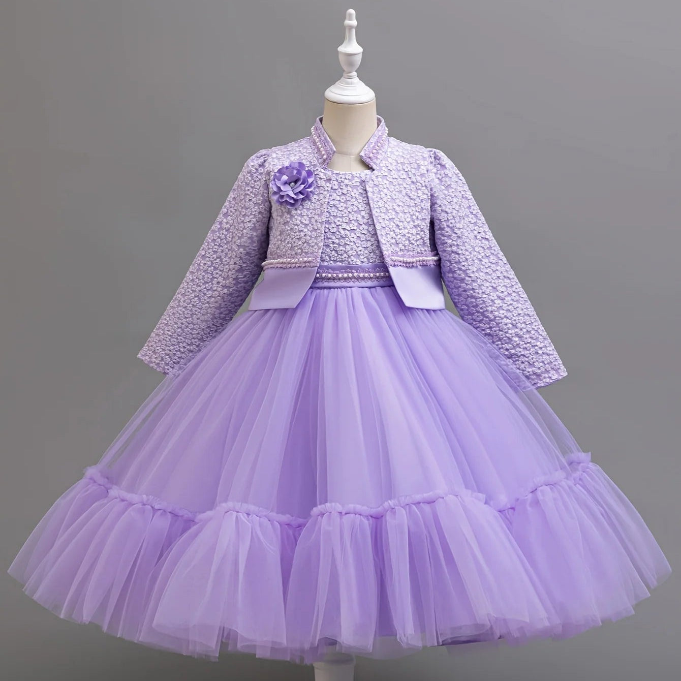 New 1 Girl Princess Coat  Dress