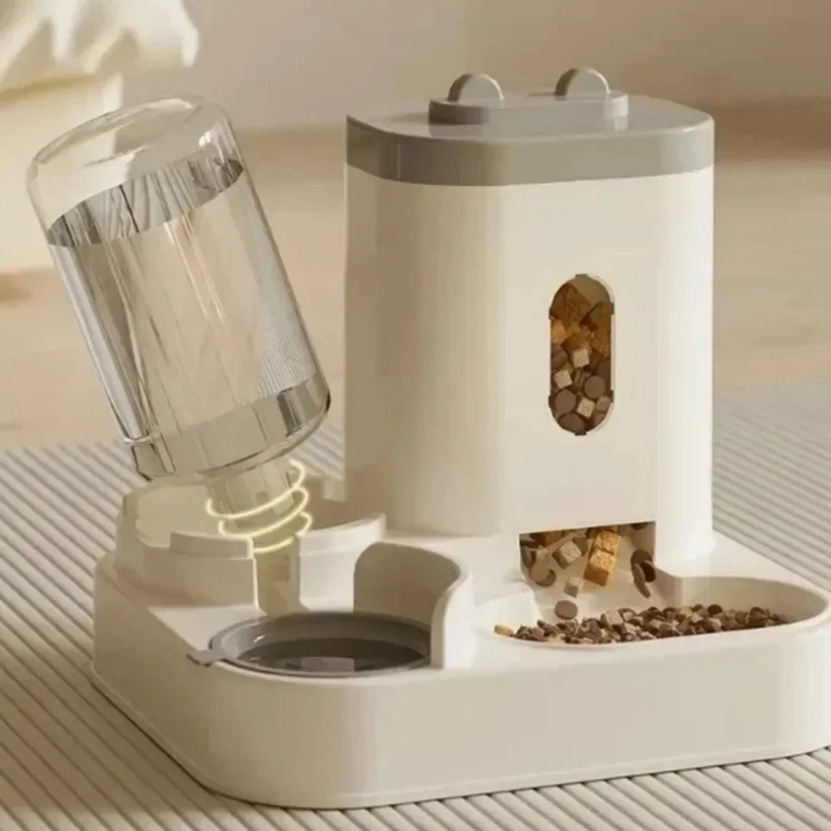 Food Bowl With Water Fountain