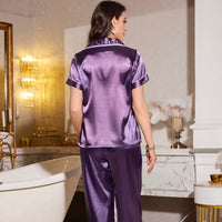 Women Satin Pajama Set