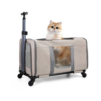 Cat Trolley Bag For 2 Cats