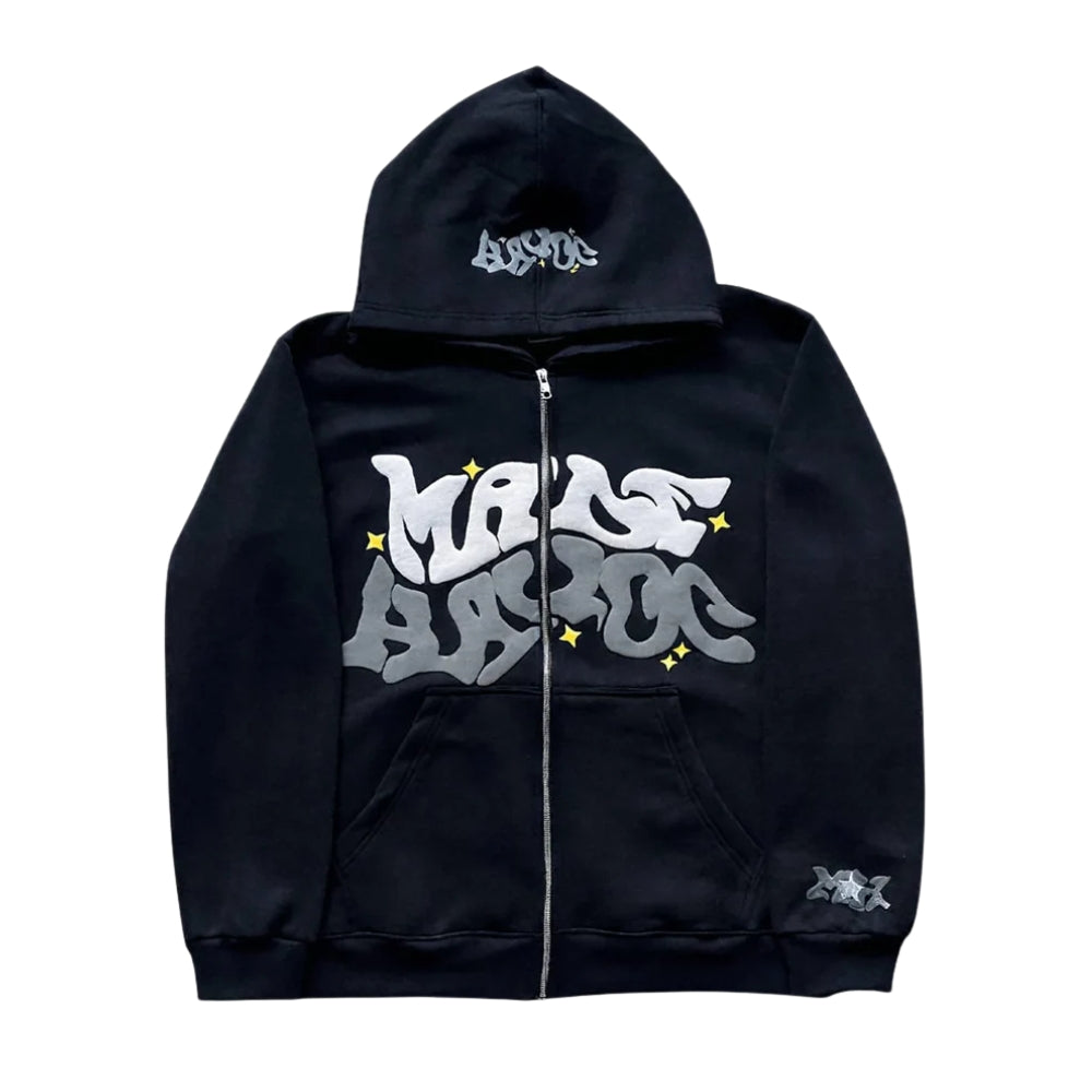 Men Graphic Lettter Print Hoodie