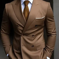 Double Breasted Men's 2 Piece Set