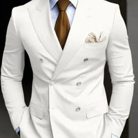 Double Breasted Men's 2 Piece Set