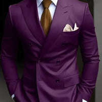 Double Breasted Men's 2 Piece Set